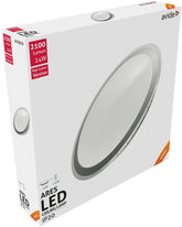 Avide LED Μοντέρνα Πλαφονιέρα Οροφής Ares 24W 430x90mm Λευκό 4000K